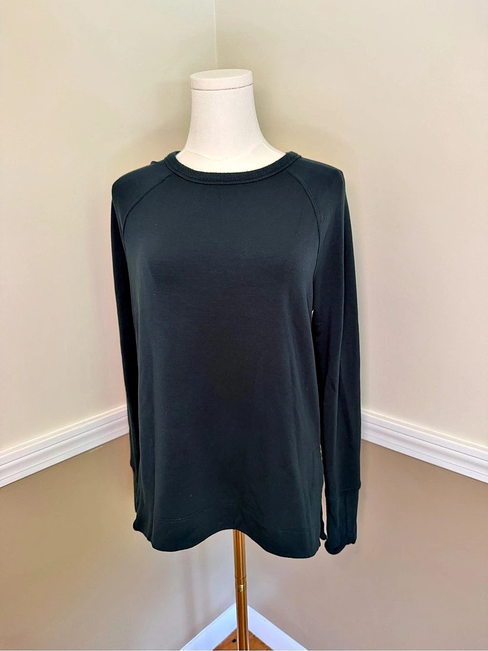 Athleta Coaster Luxe Recover Sweatshirt Blue XXS